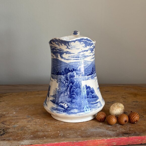 Antique Alfred Meakin 'Tintern' Water Pitcher 1920's England - Picture 2 of 4